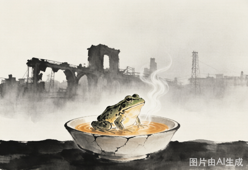 “温水煮蛙”式文明崩塌：爱丁堡哲学家的累积性灭绝假说-Civilis.AI